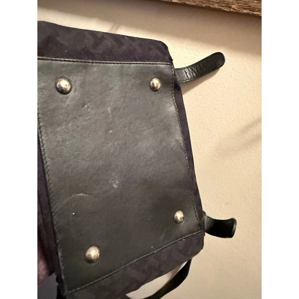 Talbots Black Sigmaute Cloth Backpack EUC